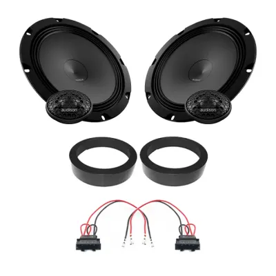 Pachet difuzoare auto Audison Prima dedicat usi fata Volkswagen Caddy 2003-2015, RMS 100W, 200mm