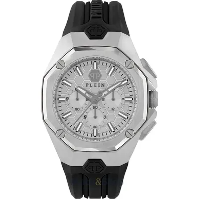 Ceas Philipp Plein Philipp Plein PWTBA0123 Mens Watch Octagon Chronograph 45mm 5ATM