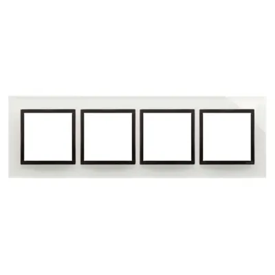 Rama cvadrupla de sticla IP20/IP44(a se folosi cu DUN4 pentru IP44), nor de furtuna