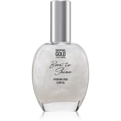 Dripping Gold Born To Shine ulei stralucitor pentru corp culoare Silver 55 ml