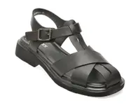 Sandale GRYXX negre, 18297, din piele naturala