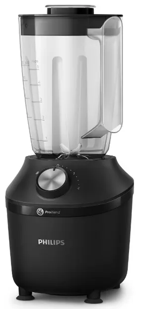 Blender Philips - HR2191/01, 2 l, 2 viteze, 600 W, negru