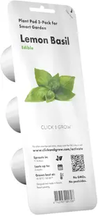 Semințe Click and Grow - Lemon basil, 3 rezerve