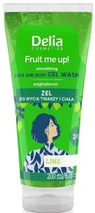 Delia Fruit Me Up! Gel de duș și de față, lime, 200 ml
