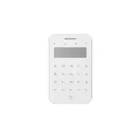 Tastatura wireless LCD AX PRO Hikvision DS-PK1-LT-WE, 868MHz two-way Tri-X wireless technology distanta comunicare RF : 1200min
