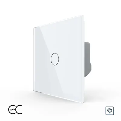 Intrerupator Simplu cu Variator si Touch LIVOLO din Sticla – Protocol ZigBee EC
