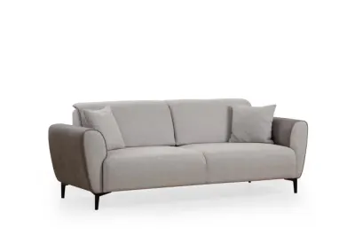 Canapea extensibila AREN, 3 locuri, gri, 215x85x85 cm