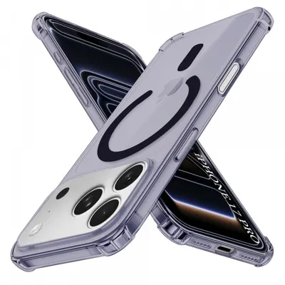 Husa MagSafe pentru Apple iPhone 17 Pro, Techsuit, Shockproof, Fumurie