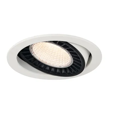 Spot incastrat, SUPROS Ceiling lights, white Indoor LED recessed ceiling light white round 3000K 60° CRI90 3380lm