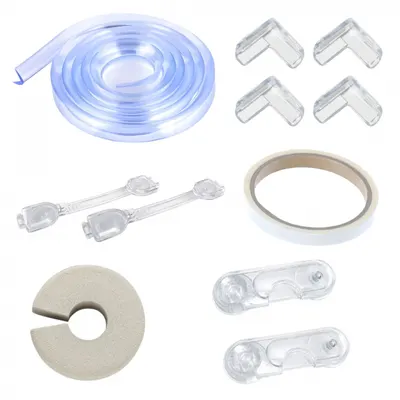 Set de siguranta pentru colturi, muchii si dulapuri, 12 bucati