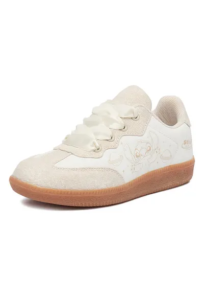 Pantofi copii - adidasi - bej - material sintetic - pentru fete