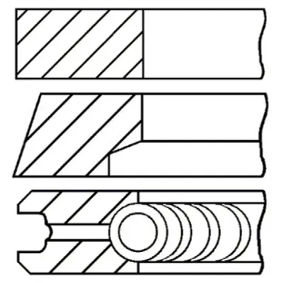 Set segmenti piston GOETZE ENGINE 08-118000-00