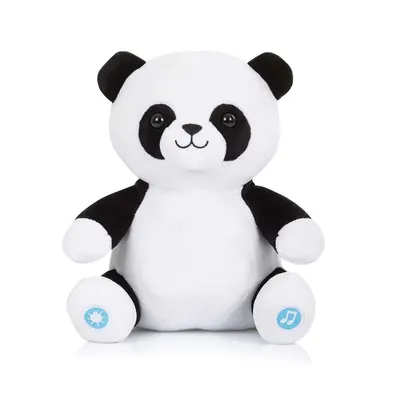 Jucarie muzicala de plus cu lampa de noapte Chipolino Panda
