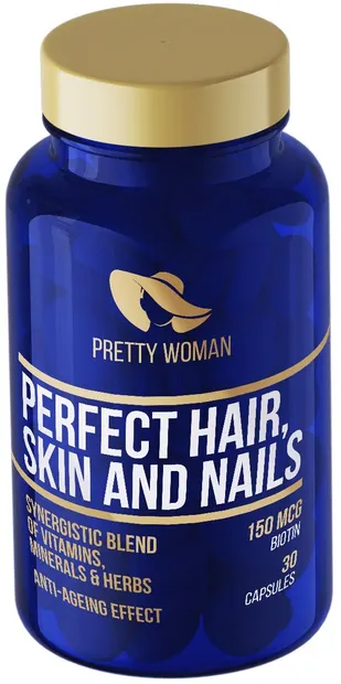 Perfect Hair, Skin and Nails, 30 capsule, Pretty Woman