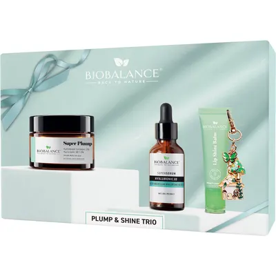 Set Trio Plump&Shine Crema Super Plump 50ml + Super Serum Hyaluronic 3D 30ml + Balsam de Buze Mint Lemonade 10ml