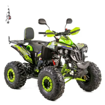 ATV XTR Varia Pro Bombardier 008 8, roti 8 inch, 125 cc, 3+1 viteze, culoare negru lime