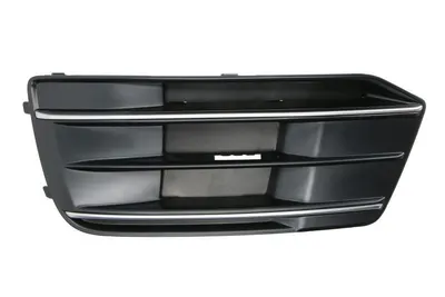 Grila bara fata stanga cu dunga crom, plastic, negru/crom potrivit AUDI Q5 FY 2017-2020