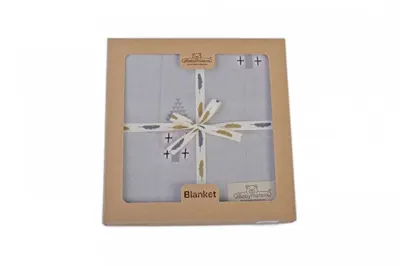 Paturica pentru bebelusi Baby Matex Bamboo Baby Blanket 80x100 cm Grey 03