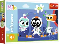 Puzzle pentru copii Trefl din 60 de piese - Тimpul să-l cunoști pe Milo