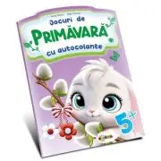 Jocuri de primavara cu autocolante 5+