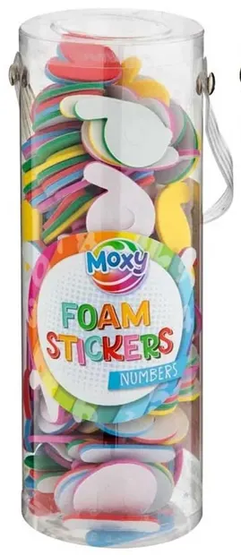 Set stickere din spumă Moxy - Numere