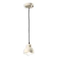 Sospensione Piccola / Small Pendant Deco Berimbau Finish Crm - Crema C2610