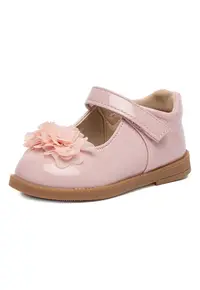 Balerini Fete - material textil - roz - sistem inchidere Velcro