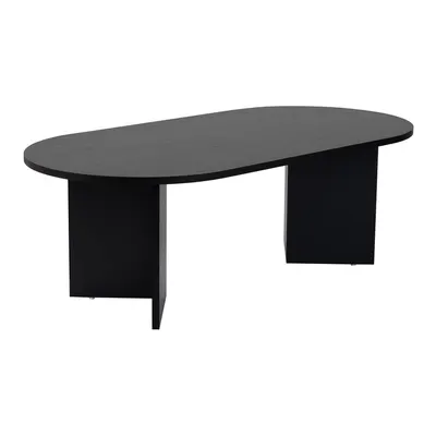 Măsuță de cafea neagră cu aspect mat 60x119 cm Sable – Kalune Design