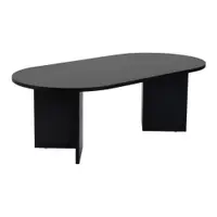 Măsuță de cafea neagră cu aspect mat 60x119 cm Sable – Kalune Design