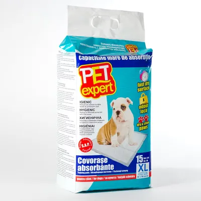 Covorase Absorbante Pet Expert XL= 60 X 90 cm - 15 bucati