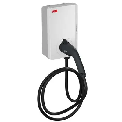 Statie de incarcare vehicule electrice Terra AC 7,4 kW, monofazica,cablu de 5 metri cu fisa type2, RFID Abb 6AGC082155