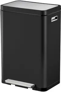 Coș de colectare separat EKO Europe - X-Cube, 2x20 l, negru