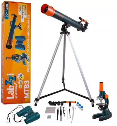 Set Levenhuk - LabZZ MTВ3, microscop, telescop și binoclu