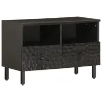Gossi comoda tv, negru, 70x33x46 cm, lemn masiv de mango
