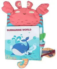Carte moale pentru bebeluși Raya Toys - Ocean