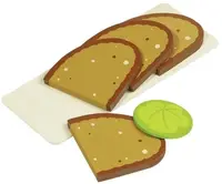 Set din lemn Goki - Felii de pâine