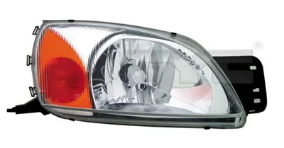 Far dreapta potrivit FORD FIESTA, FIESTA IV - (H4, electric, cu motoras, fundal cromat)