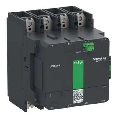 Contactor TeSys Giga, 4P (4 NO), AC-1 <= 440V 385A, versiune standard, bobina 100..250V c.a./c.c.