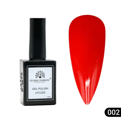Oja semipermanentă Global Fashion, Gel polish Elite Glow 15 ml, 02 Engros