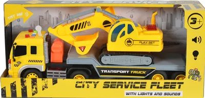 Set de joc Moni Toys - Camion cu excavator, 1:16