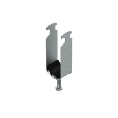 Clema in U pentru cablu cu jgheab de presiune din plastic BK 42/2