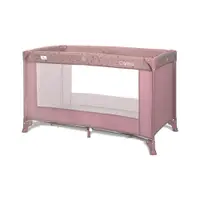 Patut Pliabil cu 1 nivel Lorelli Classic Carina Pink Stars