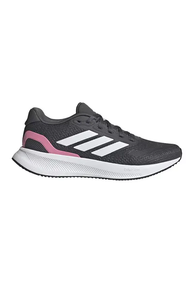 Pantofi Runfalcon 5 de plasa cu garnituri din material sintetice pentru alergare - Roz deschis/Gri antracit