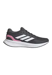 Pantofi Runfalcon 5 de plasa cu garnituri din material sintetice pentru alergare - Roz deschis/Gri antracit