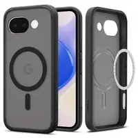 Husa MagSafe pentru Google Pixel 10a, Spigen, Ultra Hybrid, Neagra Satinata ACS11278