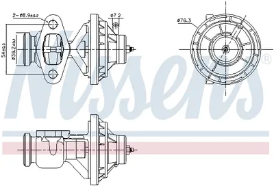 Supapa Egr Potrivit Vw Caddy Iii, Caddy Iii Minivan, Golf V 1.9d 2.0d 10.03-08.10
