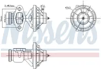 Supapa Egr Potrivit Vw Caddy Iii, Caddy Iii Minivan, Golf V 1.9d 2.0d 10.03-08.10