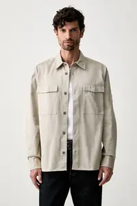 Calvin Klein Jeans cămașă pentru bărbați din bumbac