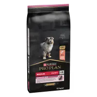 Hrana uscata pentru caini Pro Plan Medium Puppy, Piele Sensibila, Somon 3kg