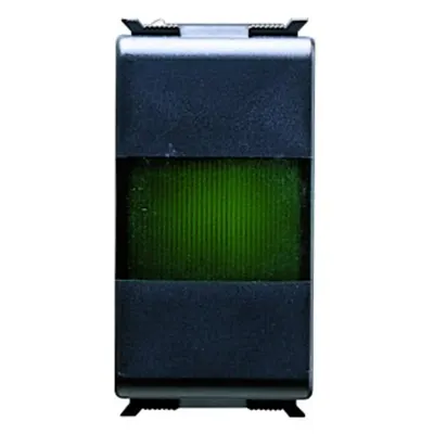 Indicator Lamp - 12/24/250 V - Single - Green - 1 Modul - Playbus